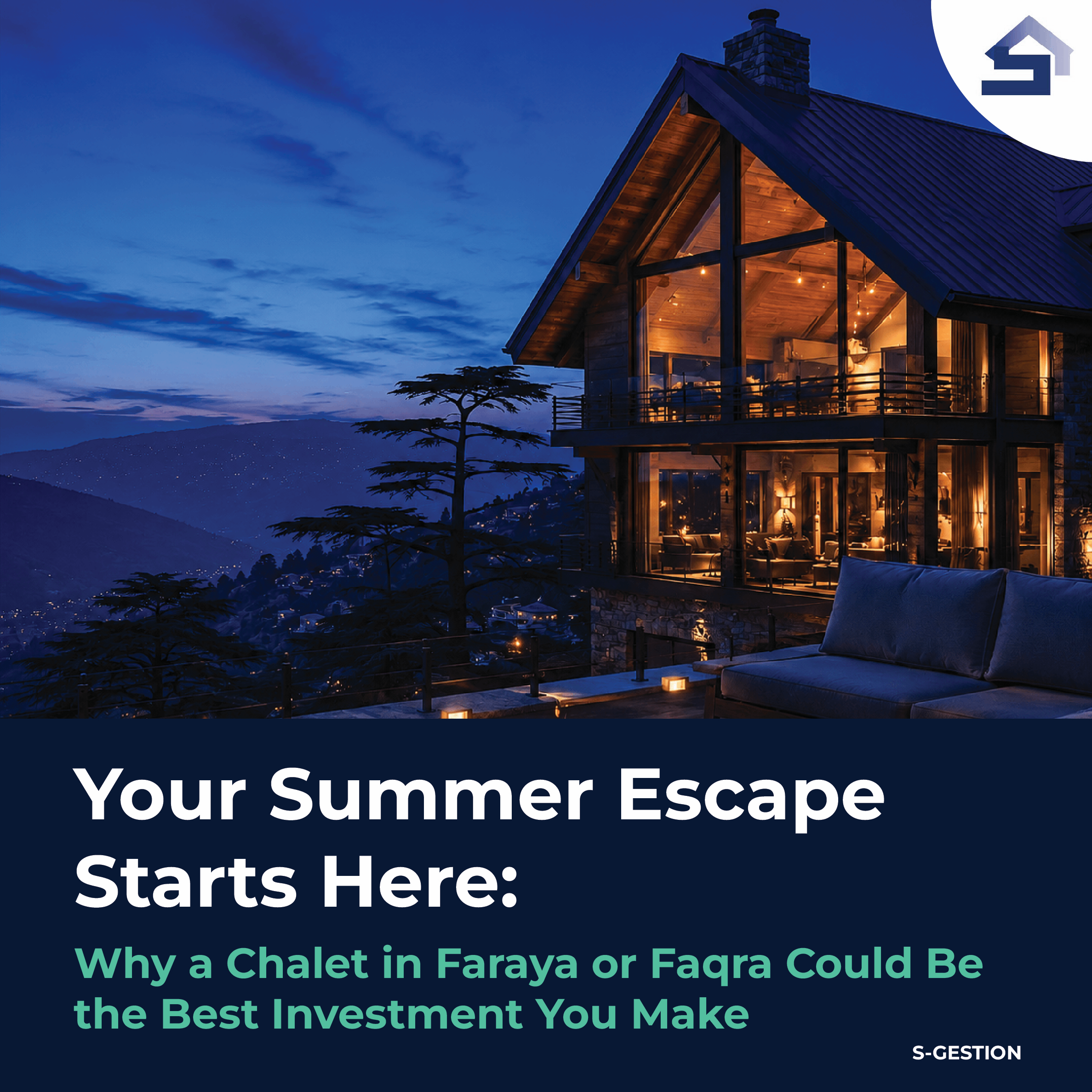 Your Summer Escape Starts Here: Why a Chalet in Faraya or Faqra Could Be the Best Investment You Make